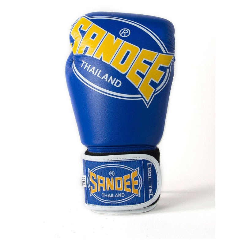 Sandee Cool-Tec Kids Muay Thai Gloves Blue/Yellow