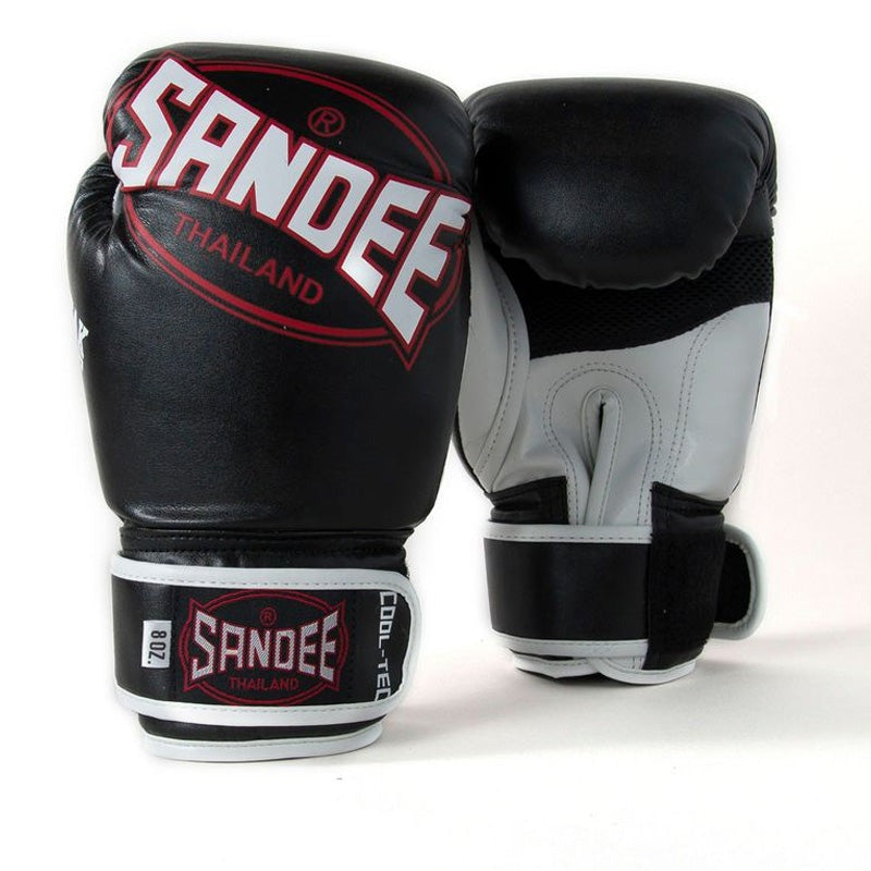 Sandee Cool-Tec Kids Muay Thai Gloves Black/Red