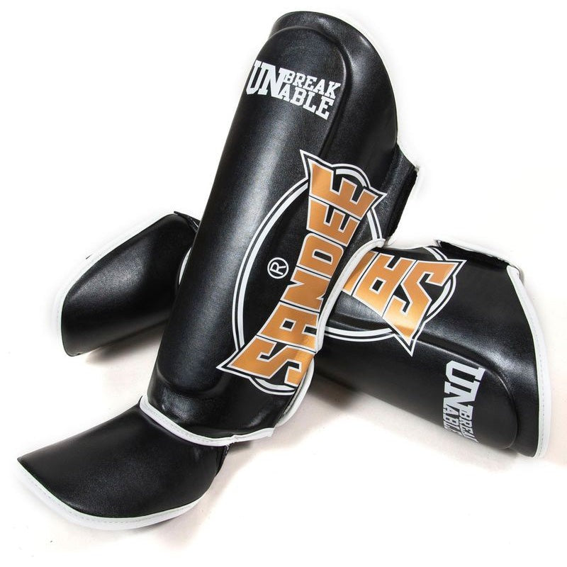 Sandee Cool-Tec Boot Shinguards Black/Gold