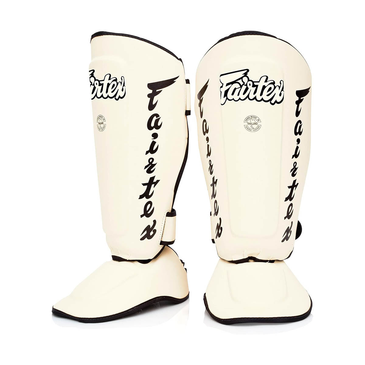 Fairtex SP7 Twister Detachable Shin Guards White