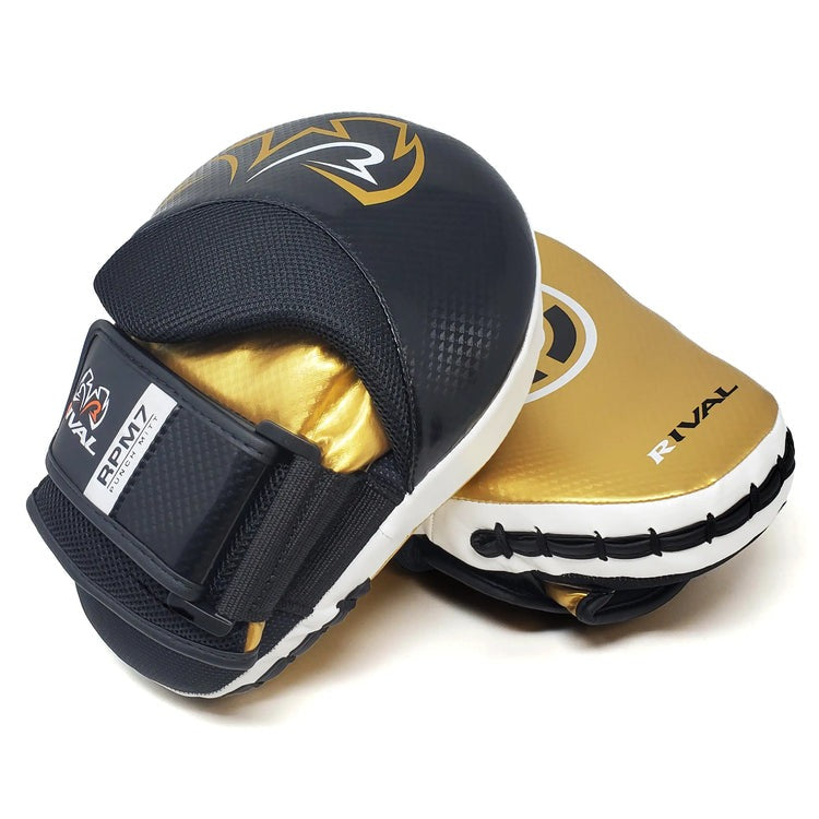 Rival RPM7 Fitness Plus Punch Mitts Black/Gold