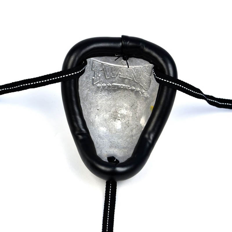 Twins Thai Metal Groin Guard GPS1 - Black - Gymzey.com