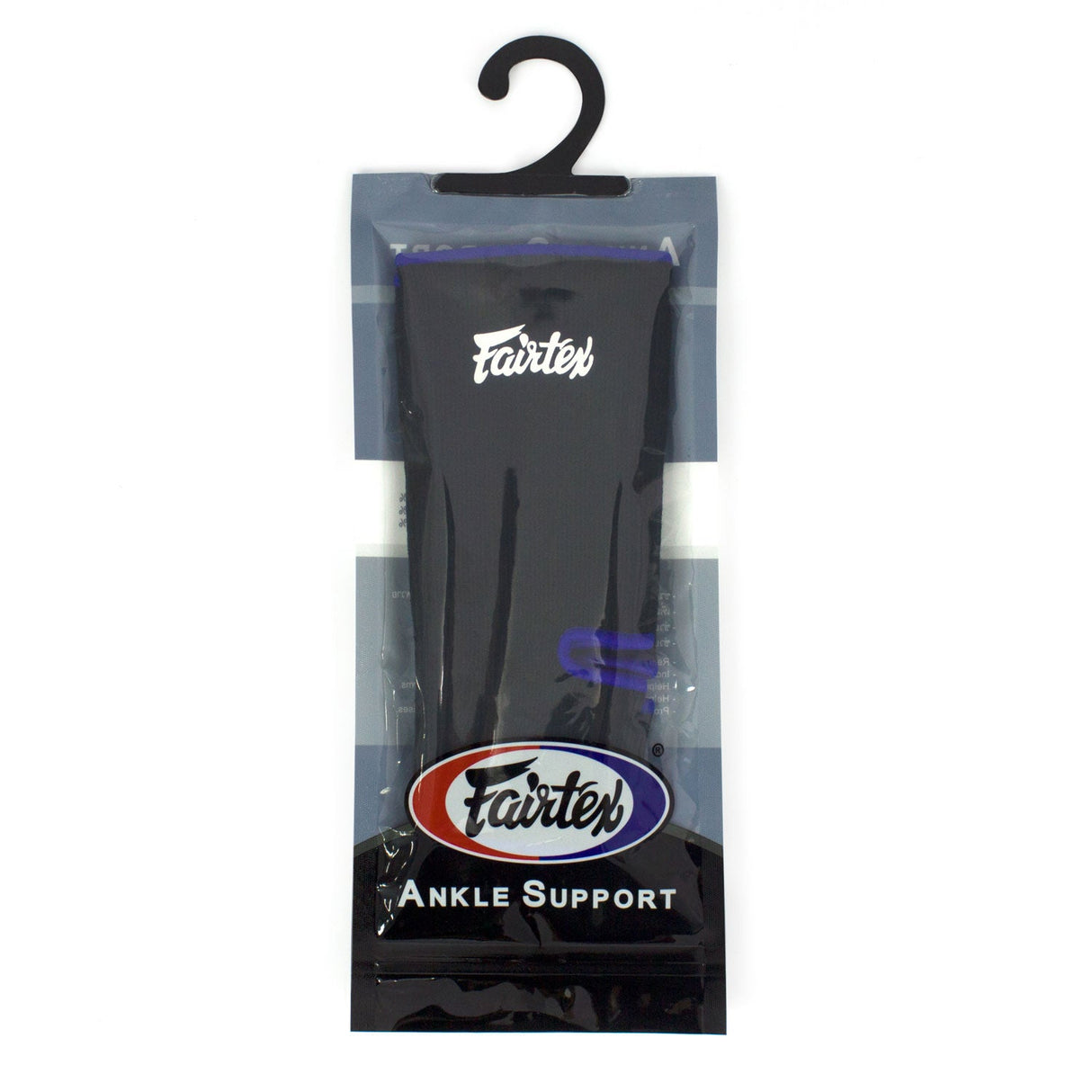 Fairtex AS1 Ankle Supports Black-Blue - Sized