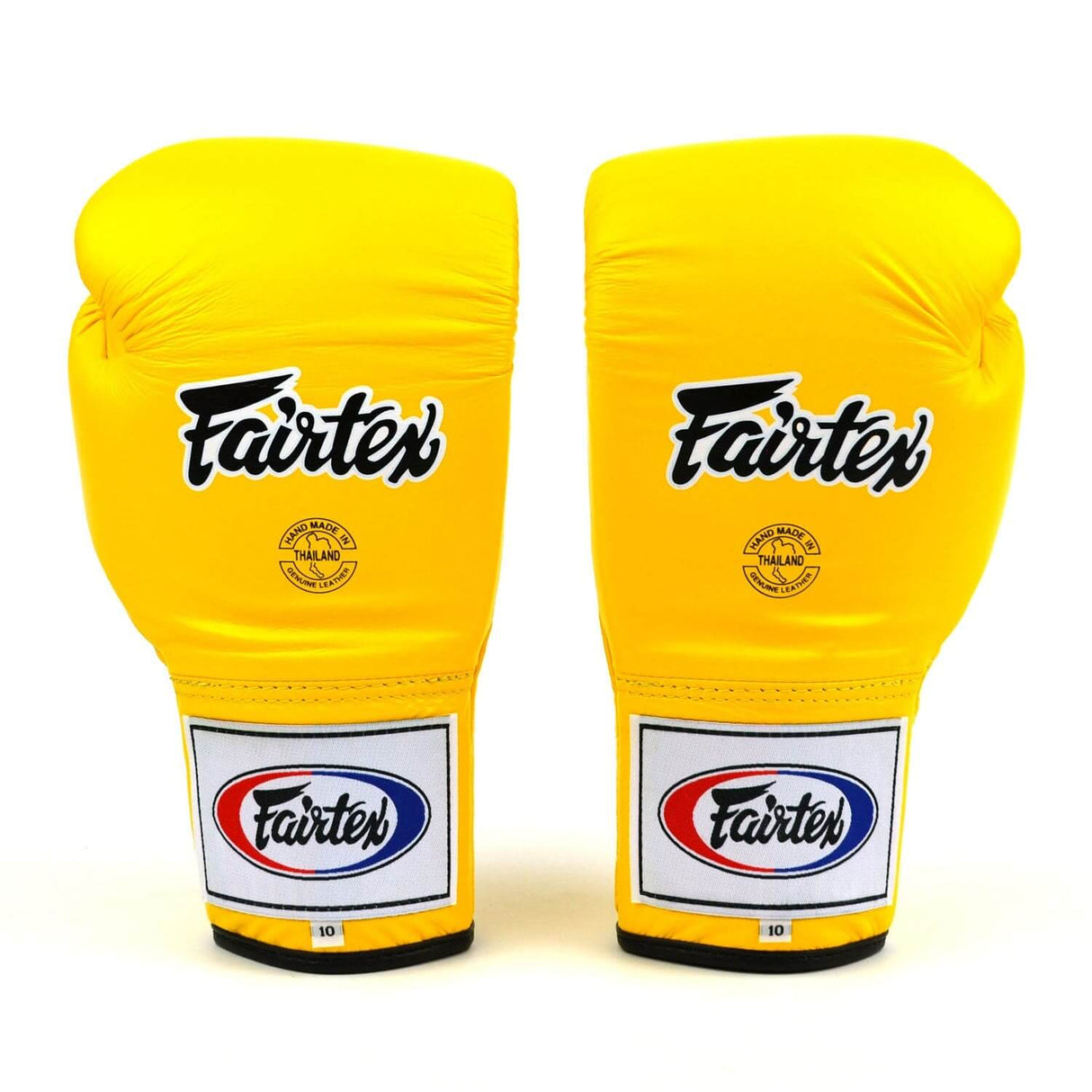 Fairtex BGL6 Lace-up Competition Gloves Yellow