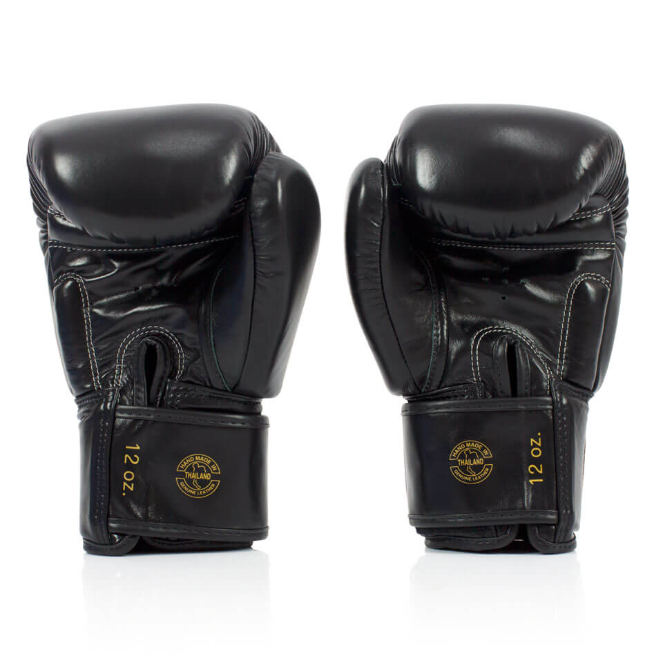 Fairtex BGV19 Deluxe Tight-Fit Gloves Black