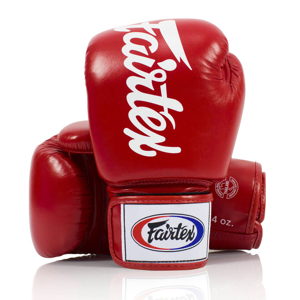 Fairtex BGV19 Deluxe Tight-Fit Gloves Red