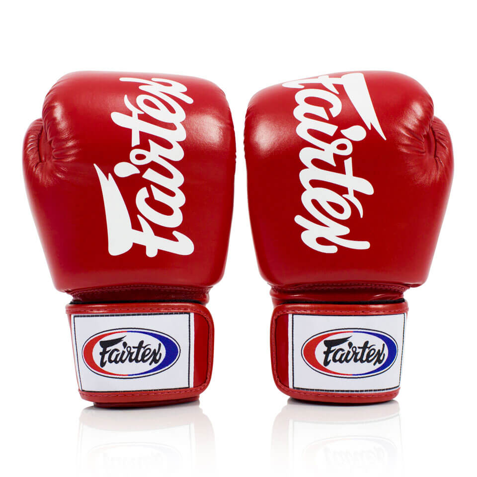 Fairtex BGV19 Deluxe Tight-Fit Gloves Red