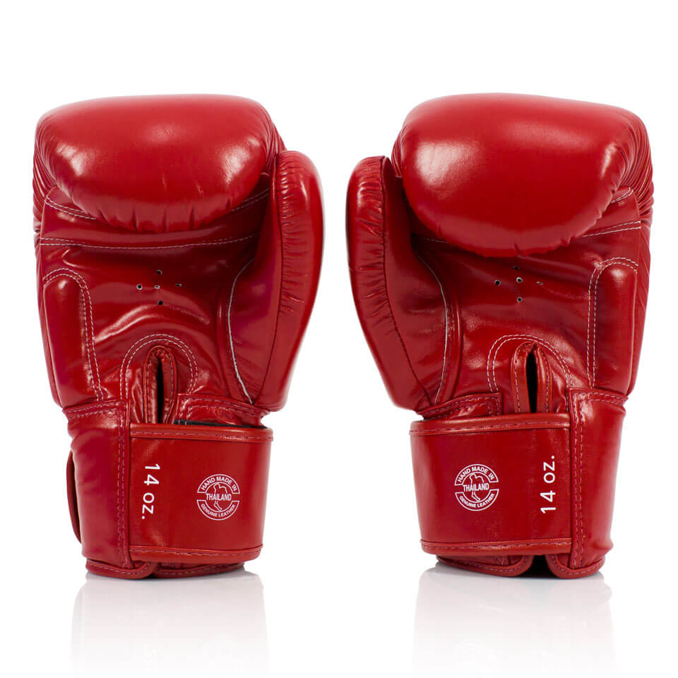 Fairtex BGV19 Deluxe Tight-Fit Gloves Red