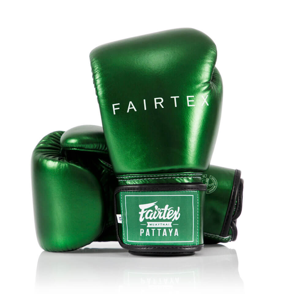 Fairtex BGV22 Metallic Boxing Gloves Green