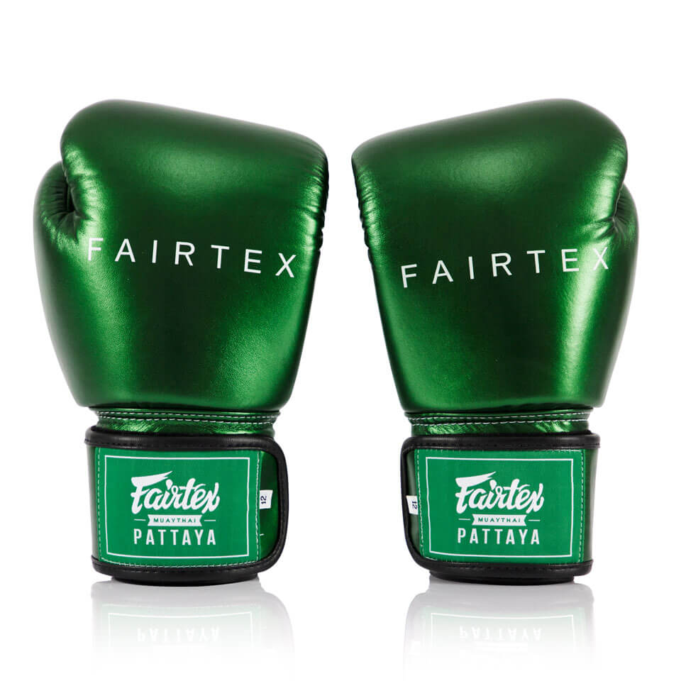 Fairtex BGV22 Metallic Boxing Gloves Green