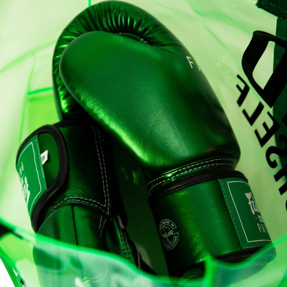 Fairtex BGV22 Metallic Boxing Gloves Green
