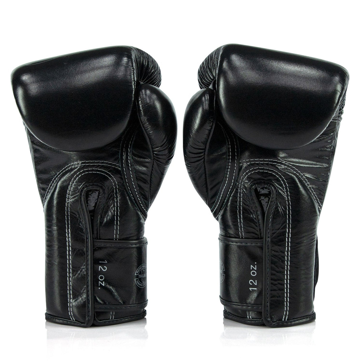 BGVG3 Fairtex X Glory Velcro Boxing Gloves Black-Gold