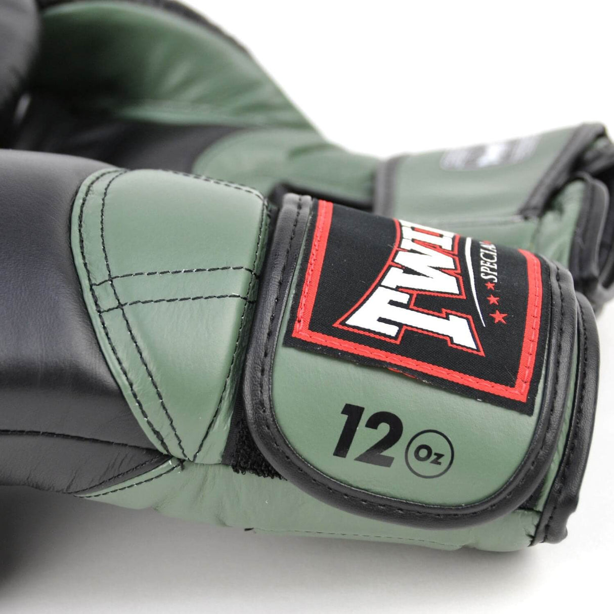 Twins BGVL11 Long-Cuff Boxing Gloves Black/Olive