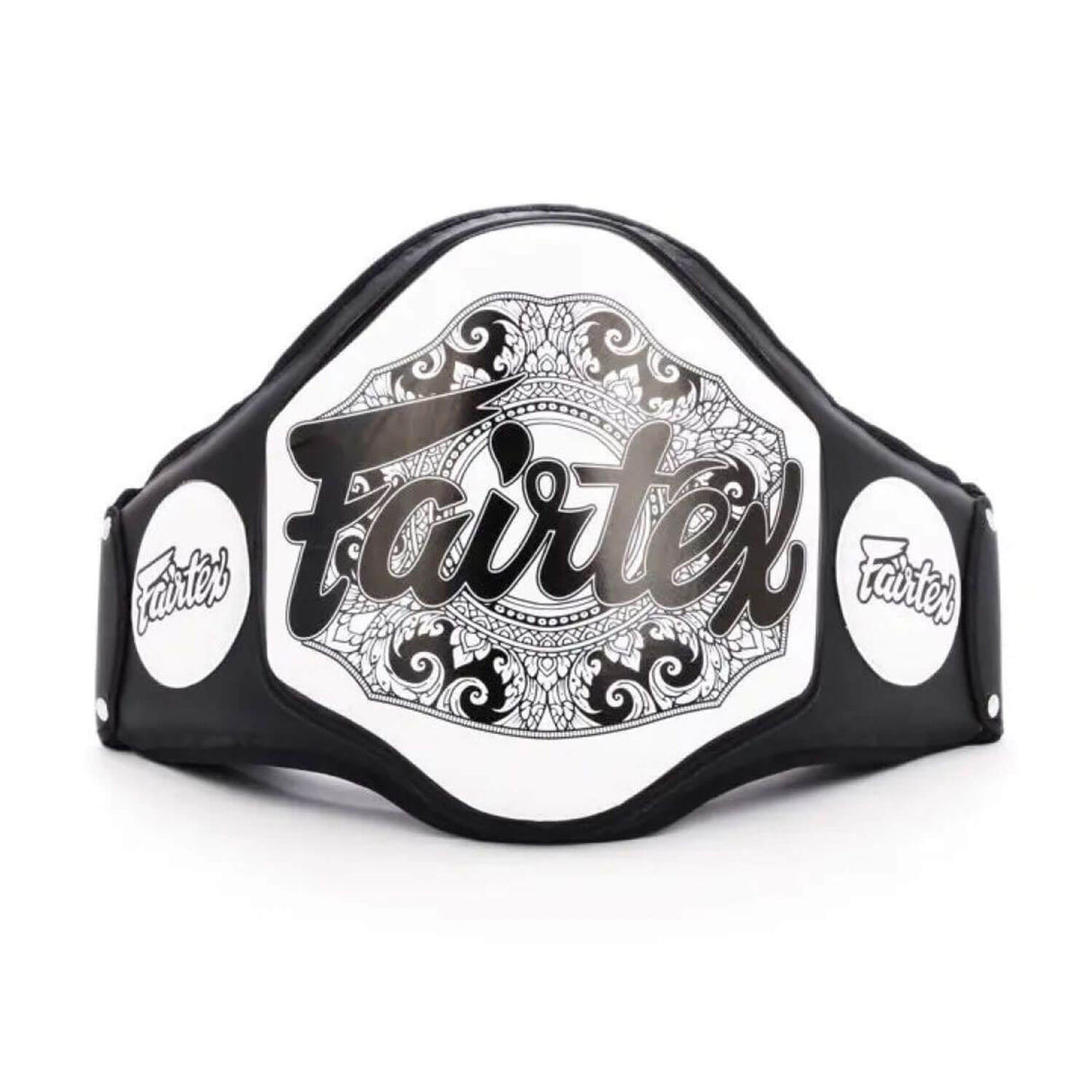Fairtex BPV3 Microfiber Belly Pad Black-White