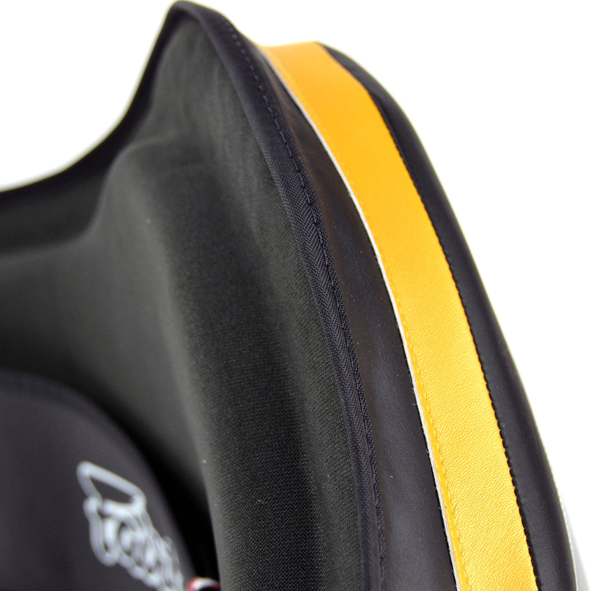 BPV3 Fairtex Microfiber Belly Pad Black-Black-Gold