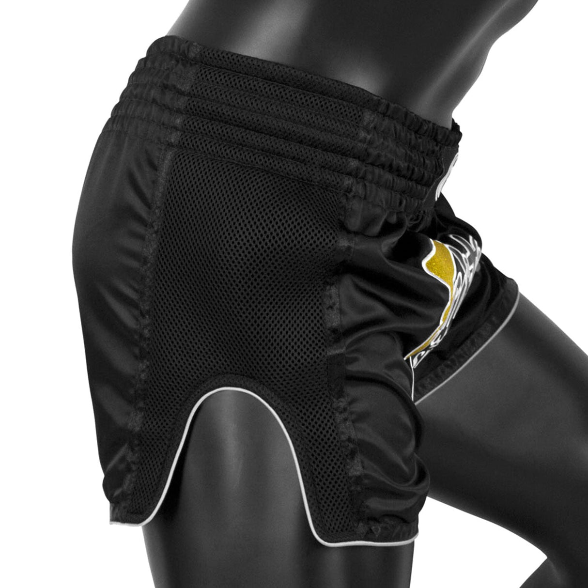 BS1708 Fairtex Slim Fit Muaythai Shorts Black