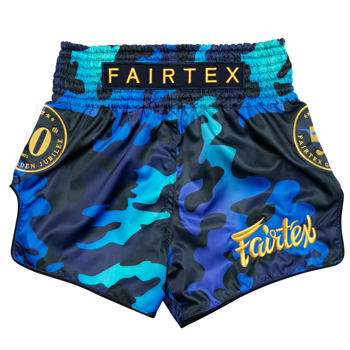 BS1916 Fairtex Golden Jubilee Luster Muaythai Shorts
