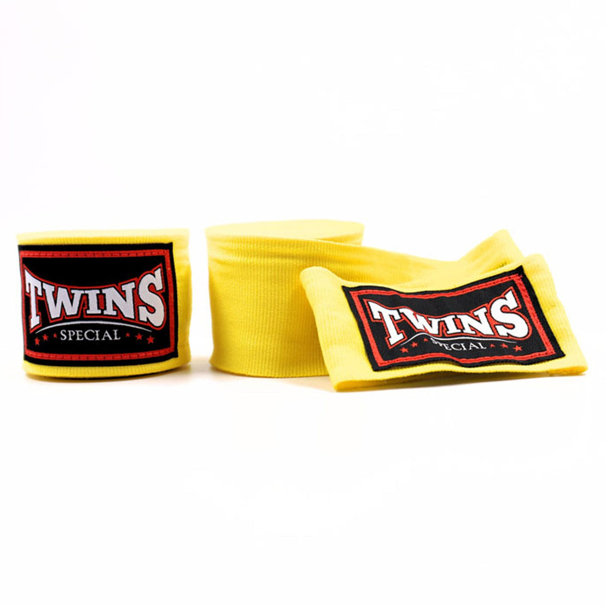 Twins Special CH5 4.5m Elastic Handwraps - Yellow