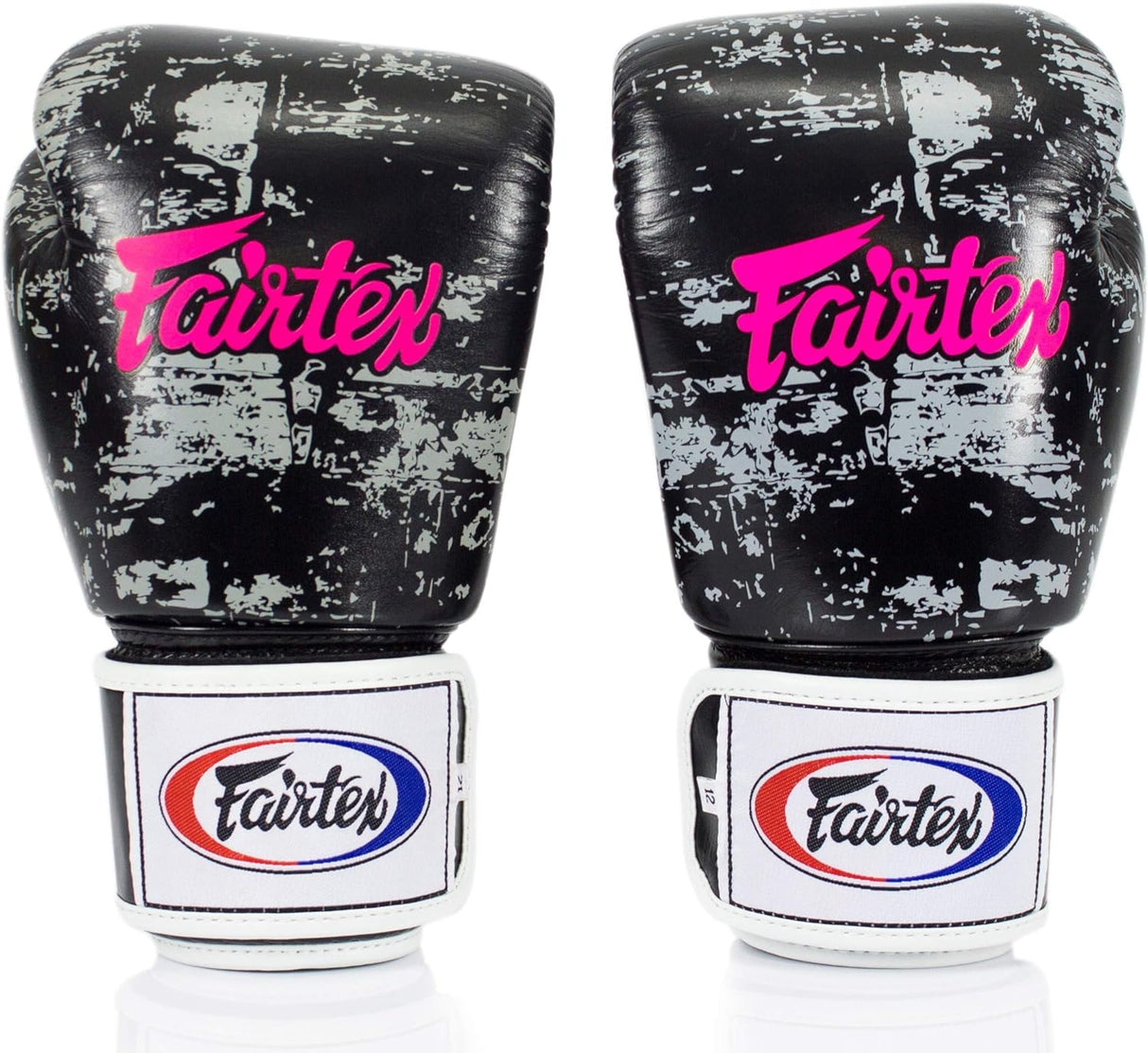 Pair of unique Fairtex BGV1 Universal Boxing Gloves Dark Cloud