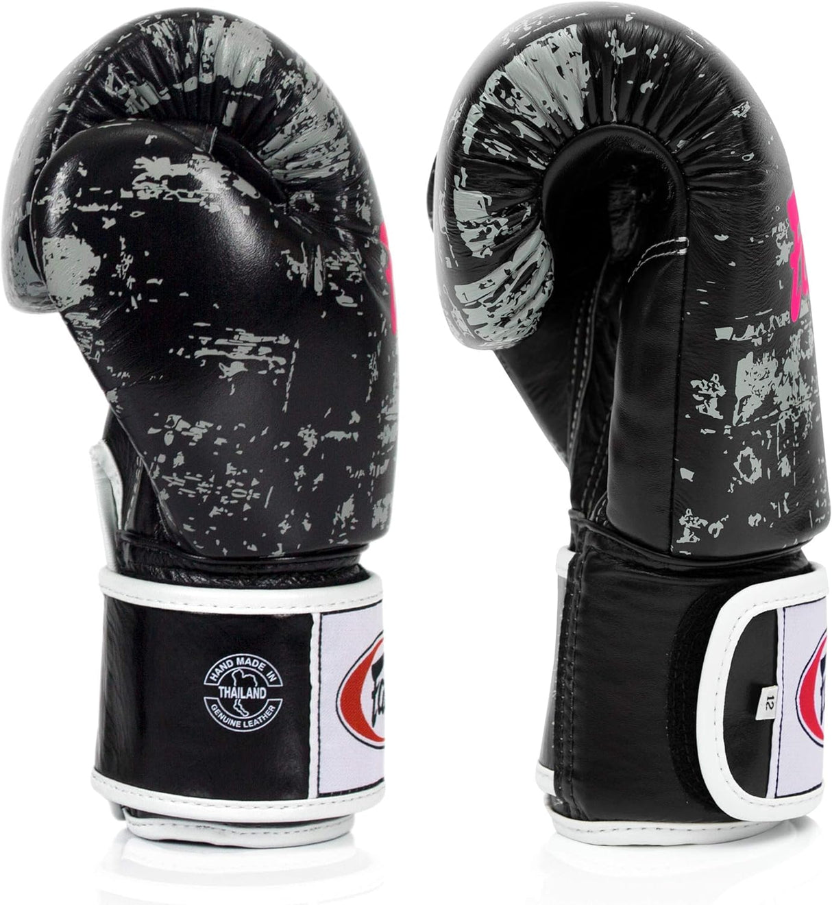 Side view of Fairtex BGV1 Universal Boxing Gloves Dark Cloud