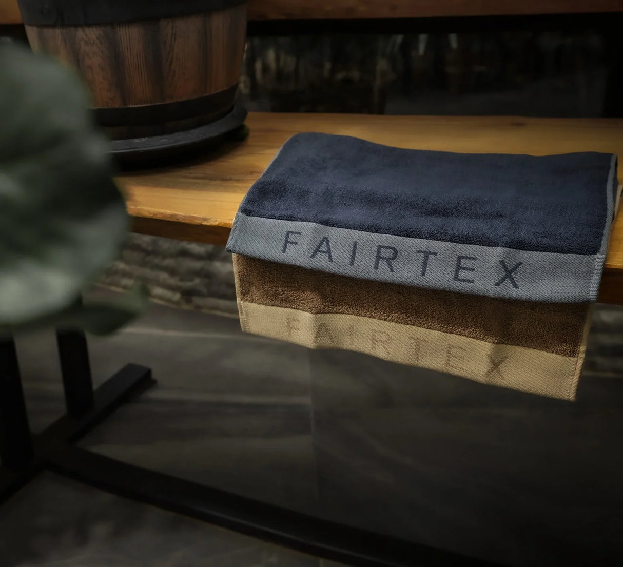 Fairtex Premium Bamboo Hand Towel Ovaltine Brown