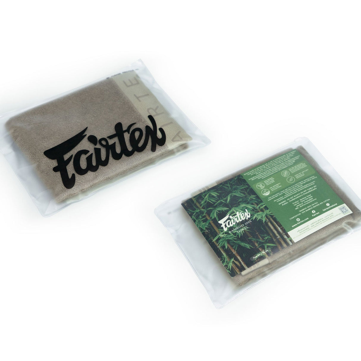 Fairtex Premium Bamboo Hand Towel Ovaltine Brown
