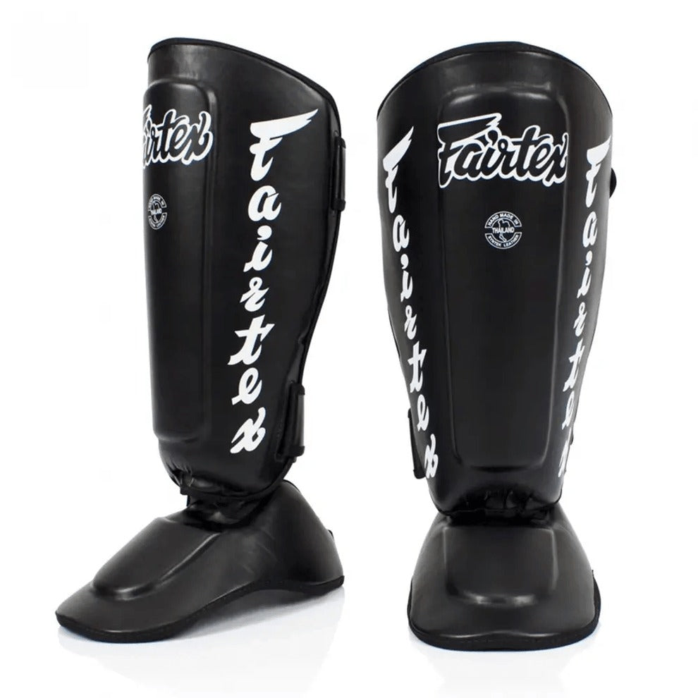 Fairtex SP7 Twister Detachable Shin Guards - Black