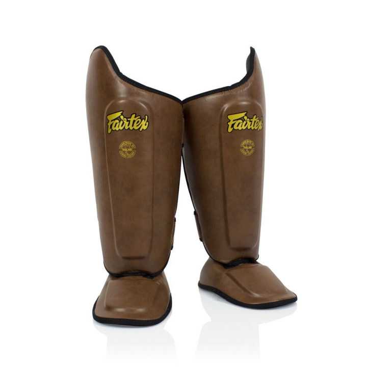 Fairtex SP8 Ultimate Shin Pads Brown