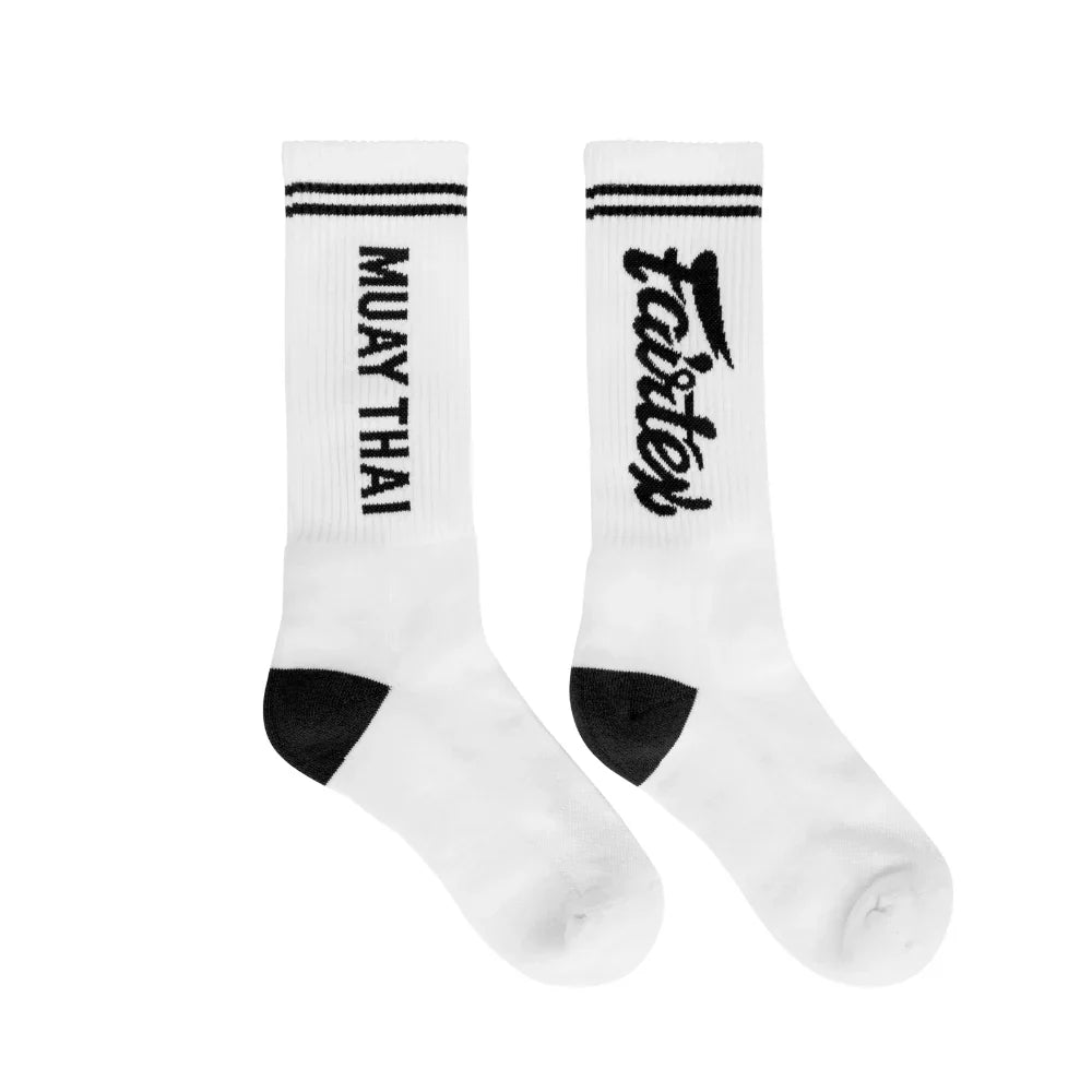 Fairtex Sports Socks White-Black