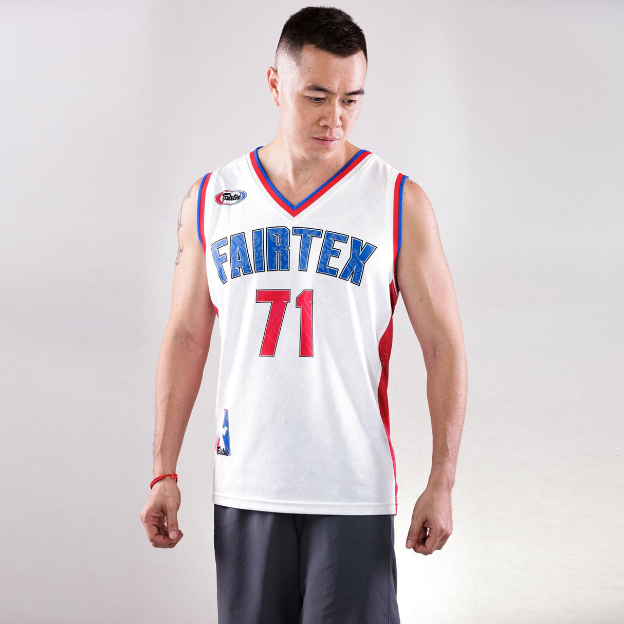 JS19 Fairtex Basketball Jersey White