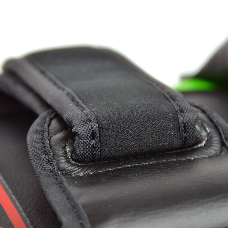 Twins KPL10 Leather Thai Kick Pads Green-Black