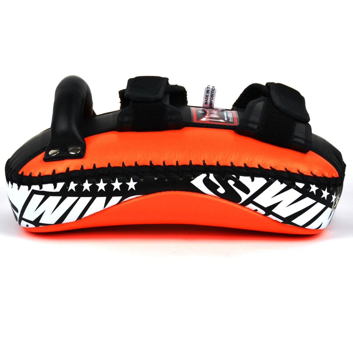 Twins KPL10 Leather Thai Kick Pads Orange-Black