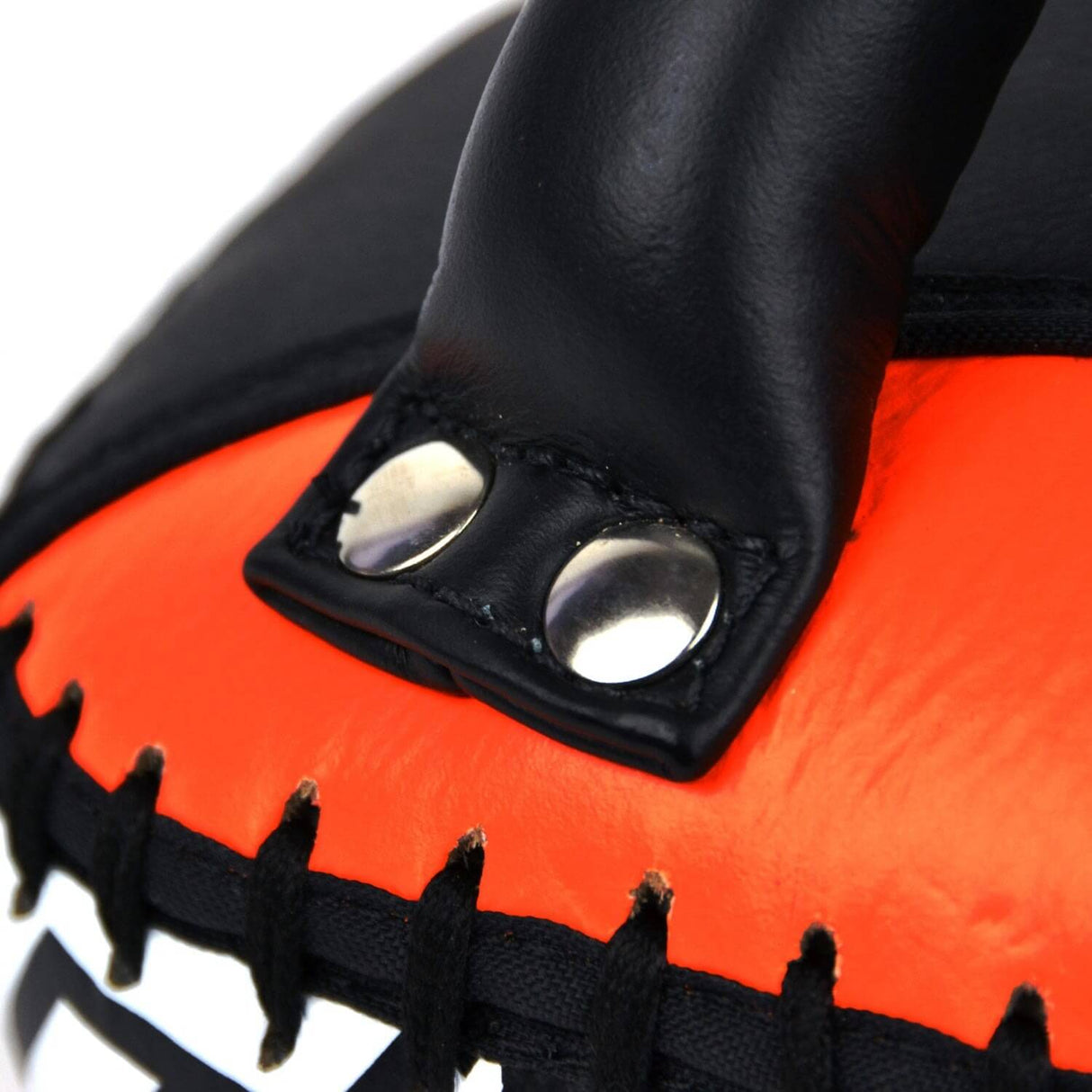 Twins KPL10 Leather Thai Kick Pads Orange-Black