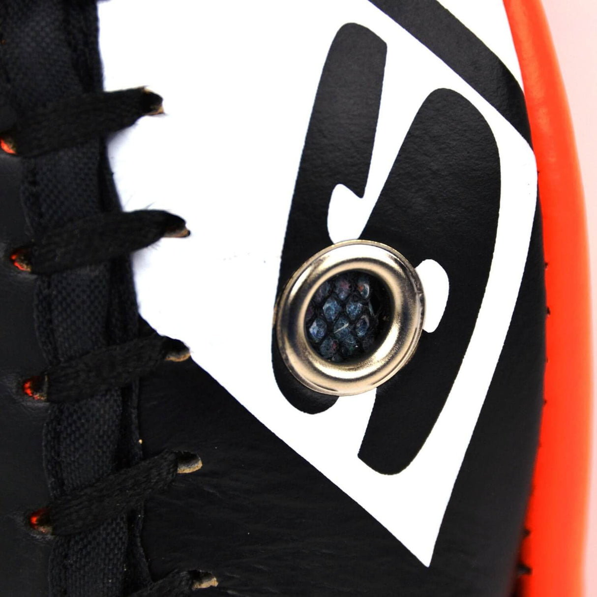 Twins KPL10 Leather Thai Kick Pads Orange-Black
