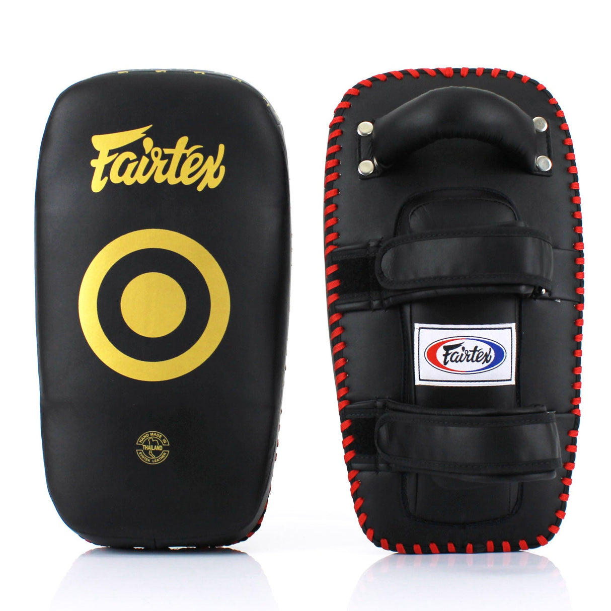KPLC5 Fairtex Microfibre Thai Kick Pads Black