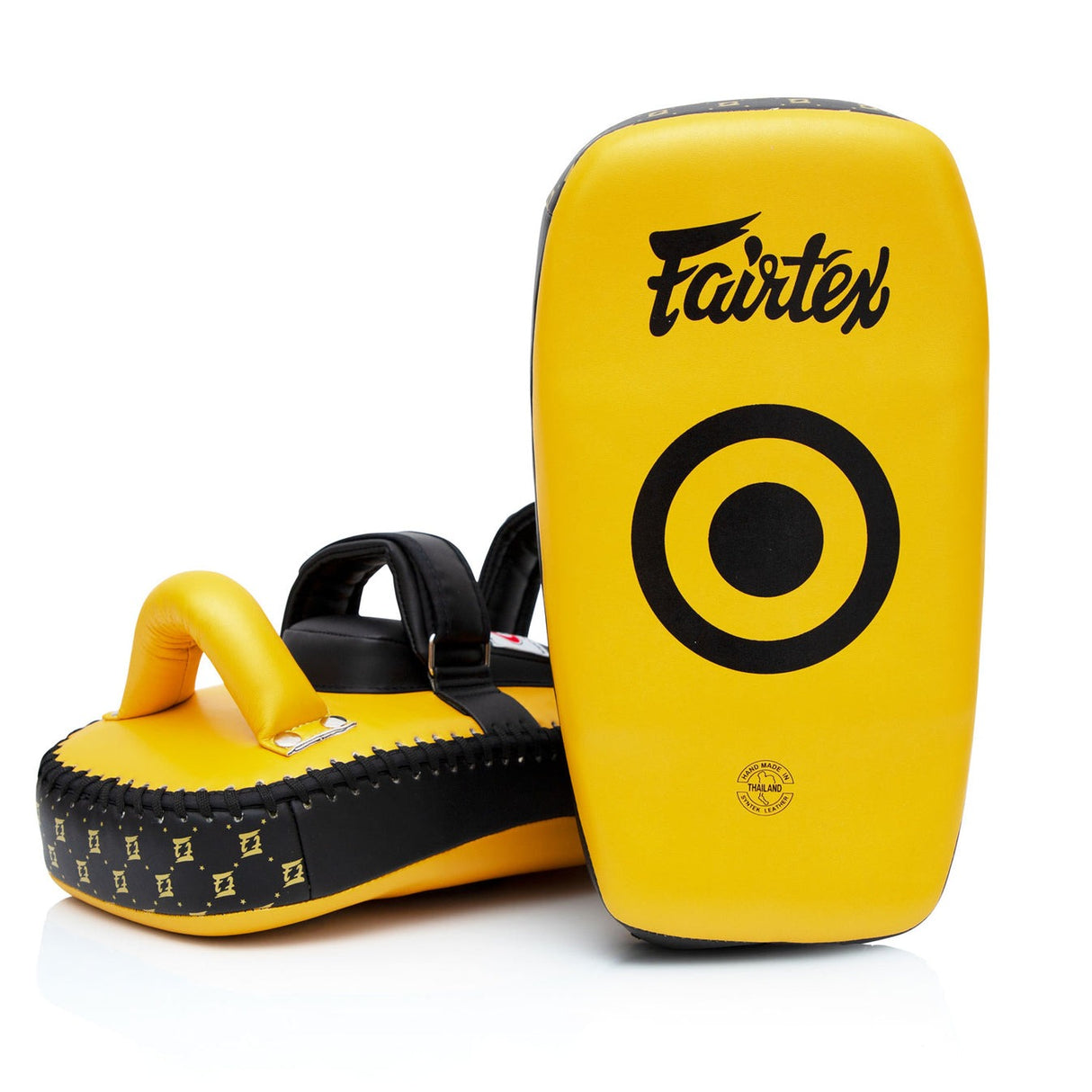 Fairtex KPLC5 Microfibre Thai Kick Pads - Gold