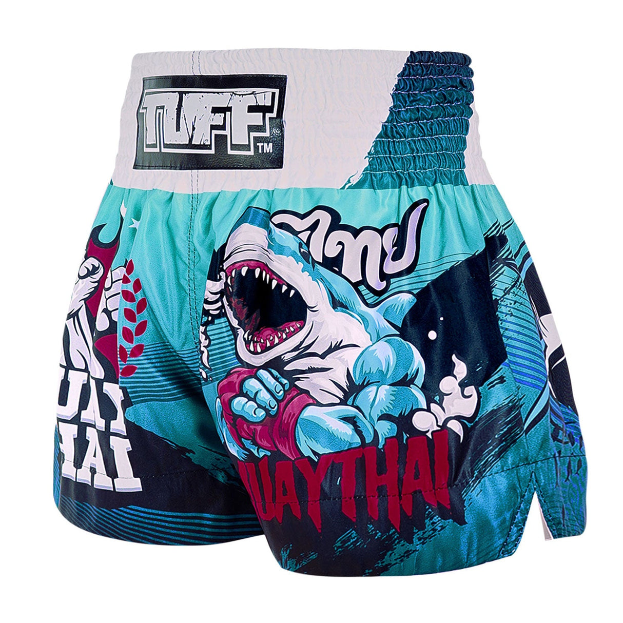 MS673 TUFF Muay Thai Shorts The Carcharodon