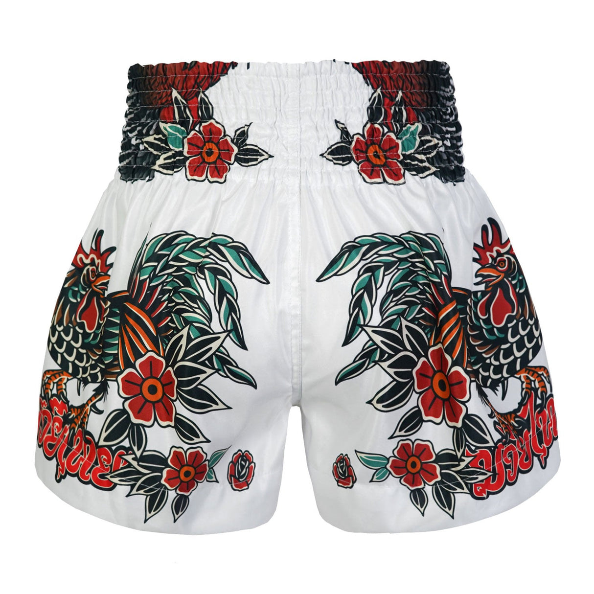 MS677 TUFF Muay Thai Shorts Origin of Thai Rooster