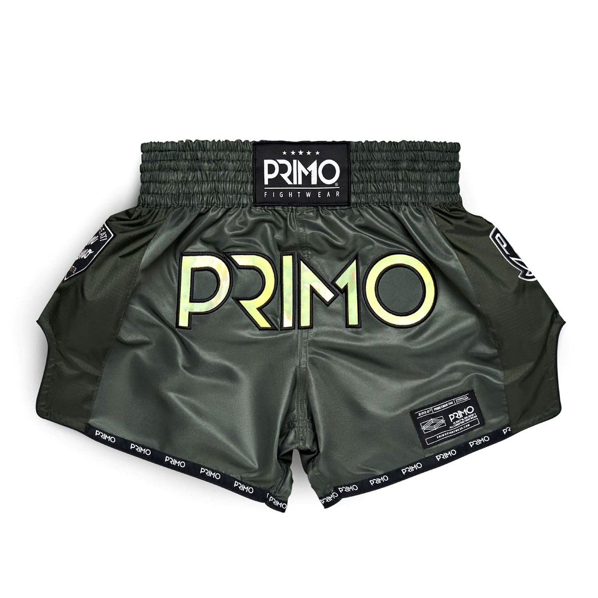 Primo Muay Thai Shorts - Hologram Series - Valor Green