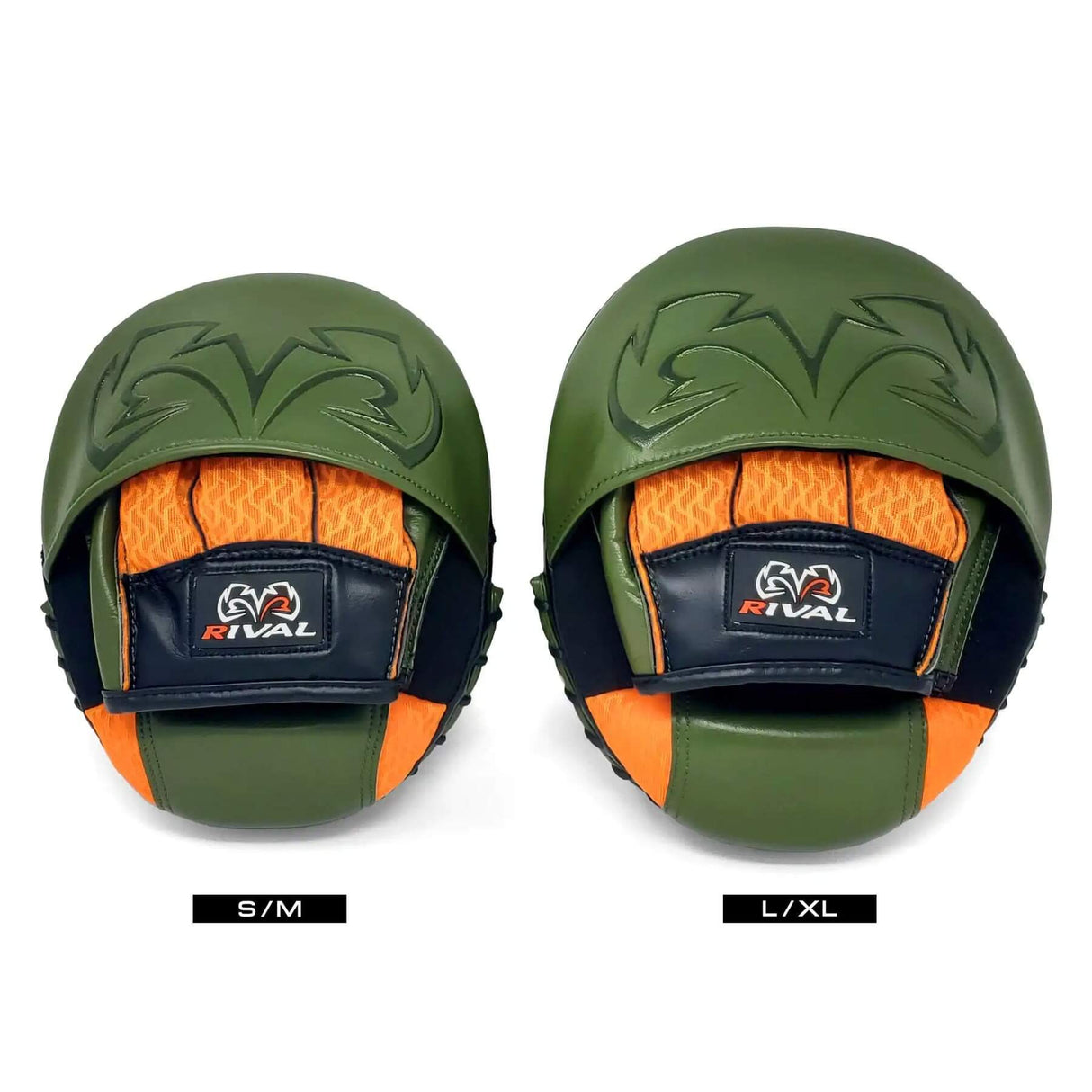 Size difference RPM80 Impulse Punch Mitts khaki