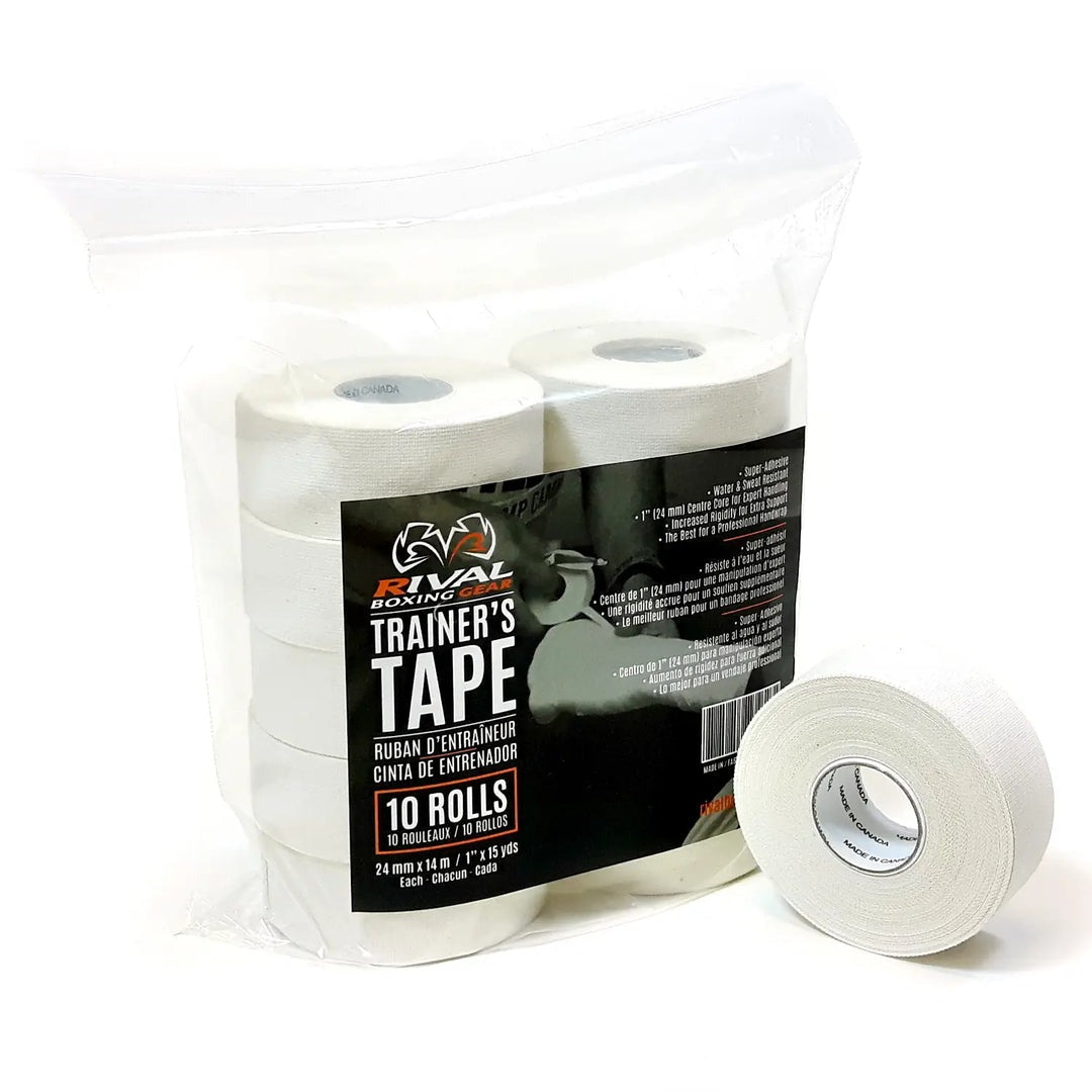 Rival Boxing Trainer's Tape (10 Rolls)