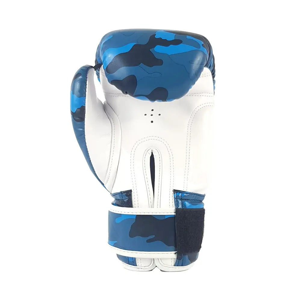 Sandee Kids Muay Thai Gloves Camo Blue