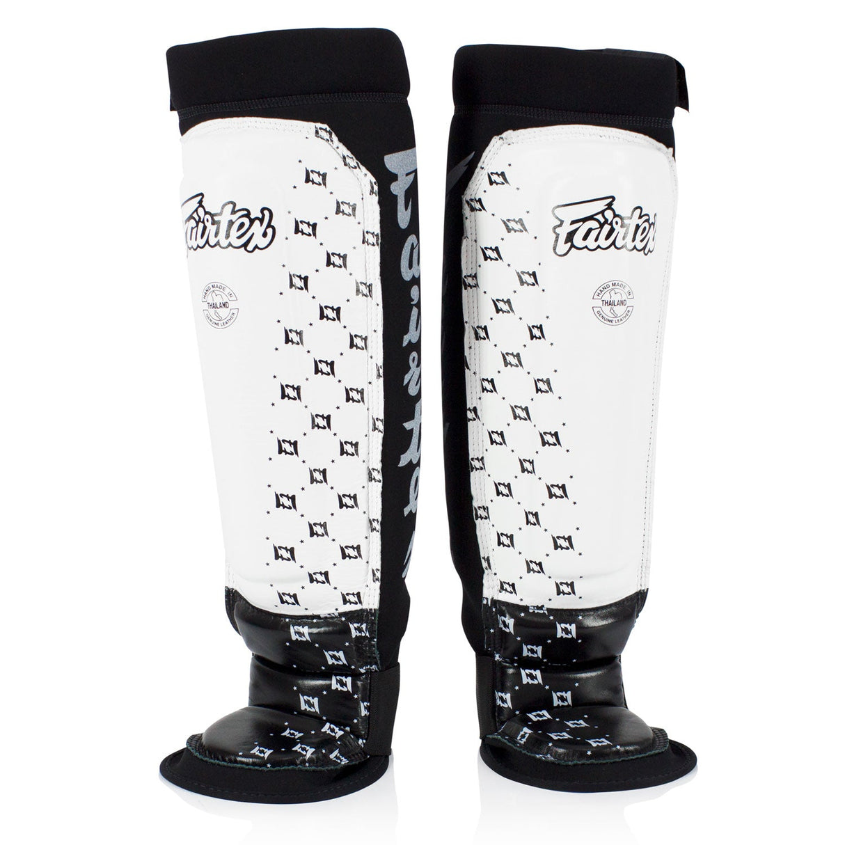SP6 Fairtex Neoprene MMA Shin Pads White-Black