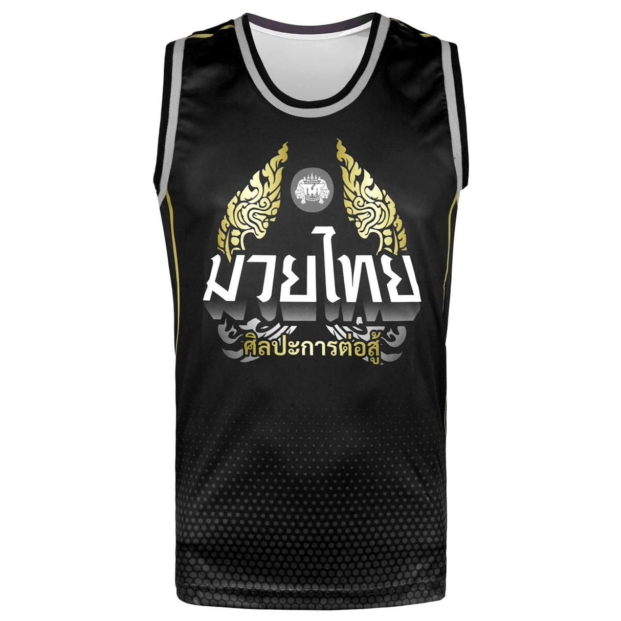 TUFF TT102 Tank Top Thai King Of Naga Black