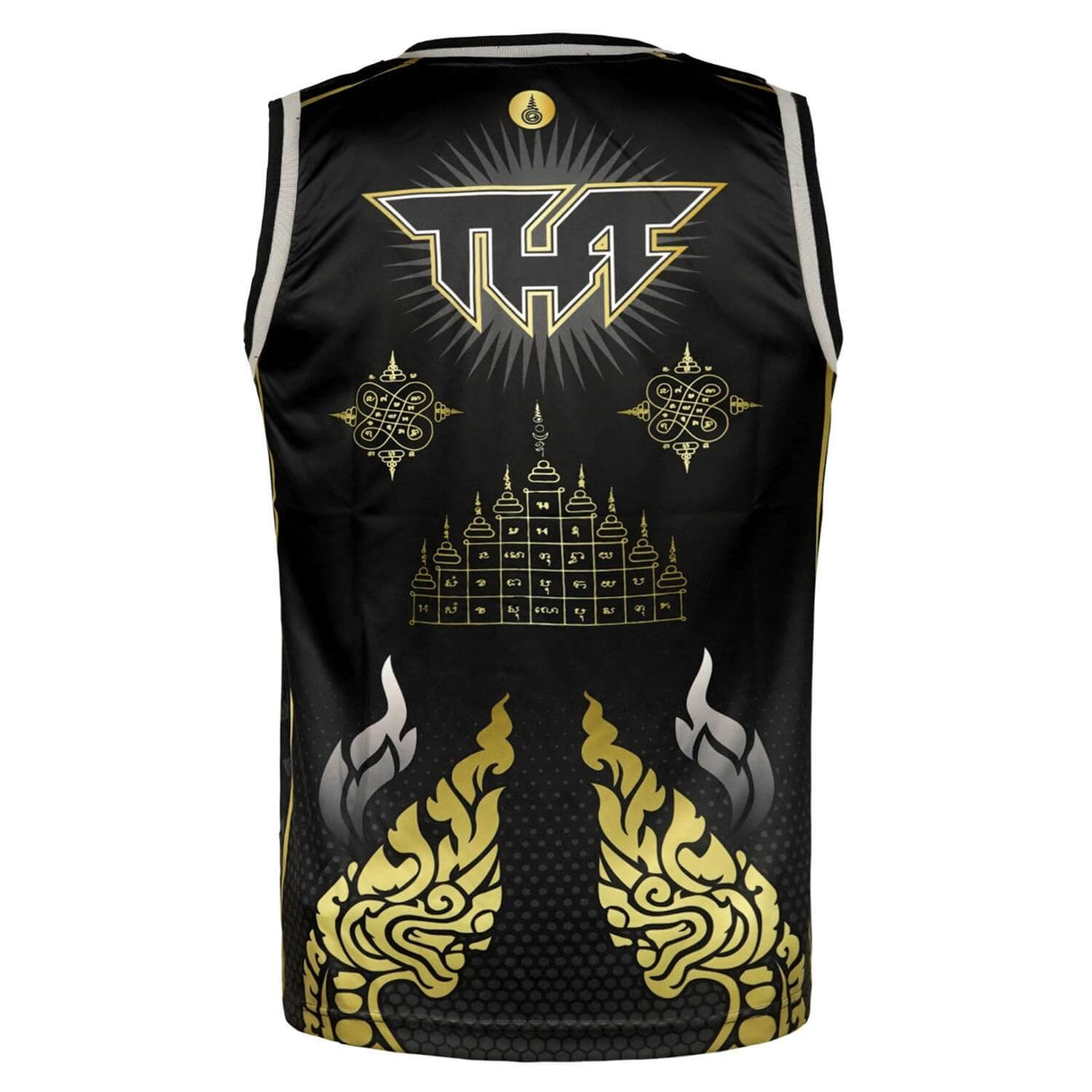 TUFF TT102 Tank Top Thai King Of Naga Black