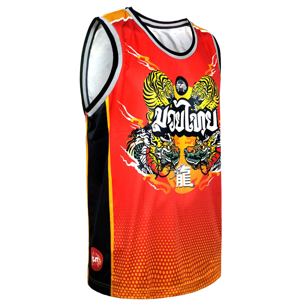 TUFF Tank Top - TT104 - Red Chinese Dragon and Tiger
