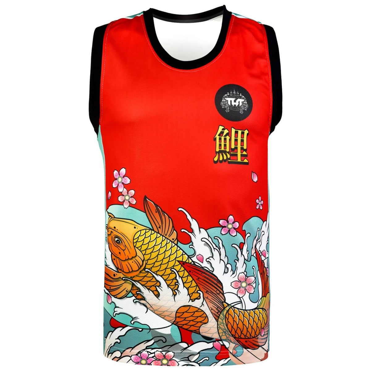 TUFF TT109 Tank Top Japanese Koi Fish