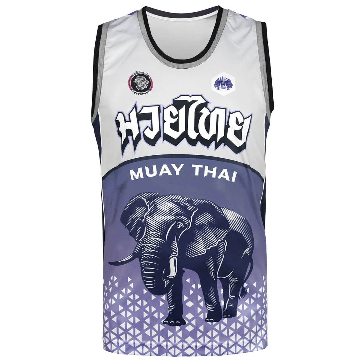 TUFF TT106 Tank Top War Elephant Grey-Blue