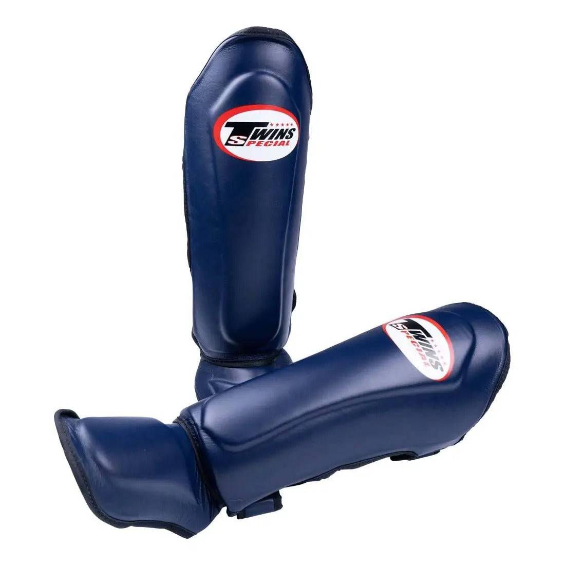 Twins SGL10 Leather Shin Guards Navy