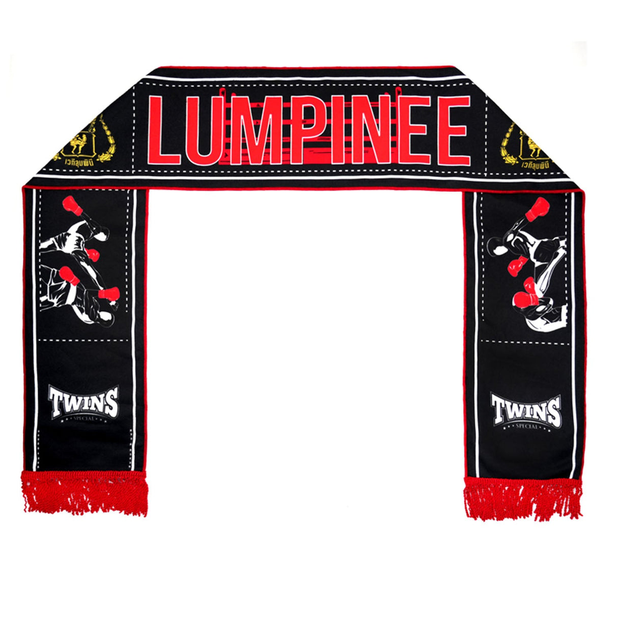 Twins Special Cheering Scarf - 01 - Black-Red